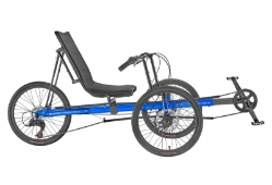 Sun Seeker Eco-Tad SX Tadpole Recumbent Trike Blue