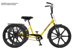 SUN BICYCLES Atlas Deluxe Discontinued Sun Bicycles, Atlas, Deluxe, Industrial, Tricycle, Trike