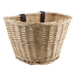 BASKET SUNLT FT WILLOW STRP NAT 14x10x8.5 w/STRAPS 