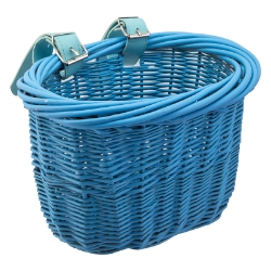 BASKET SUNLT FT WILLOW MINI BLU STRAP-ON9.75x6x7.5 