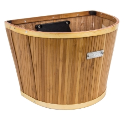 BASKET SUNLT FT BAMBOO QR W/BRACKET 
