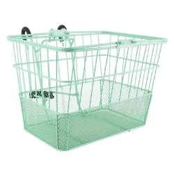 BASKET SUNLT FT WIRE/MESH L/O STD S-GN w/BRACKET 