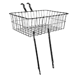 BASKET WALD 1392GB STD LARGE-18x13x6 BK w/MULTIFIT BRACES 