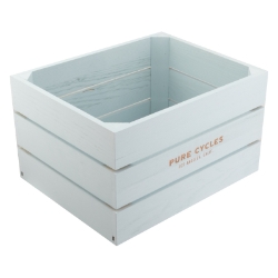 BASKET PURE RR WOOD RACTOP CITY CRATE 12.5x9.75x7.25 SF-GN 