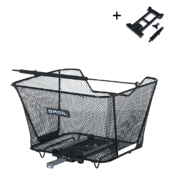 BASKET BASIL RR RACTOP MESH LESTO MIK w/HANDLE BK 