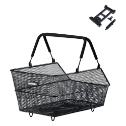 BASKET BASIL RR RACTOP MESH CENTO MIK w/HANDLE BK (Q) 