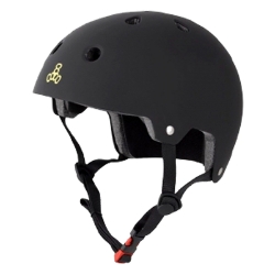 HELMET TRIPLE8 DUAL CERT w/EPS XS-SM ALL-BK 