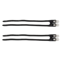 TOE STRAPS EXUSTAR TRACK DBL LEATHER BKf/E-PR107TK PEDALS 