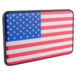 CAR RACK TRIKTOPZ HITCH COVER 2in FLAG AMERICAN 