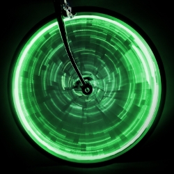 LIGHT SUNLT WHEEL GLOW f/ONE-WHEEL GN 