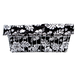 BASKET LINER C-CANDY TRIKE-XL HIBISCUS BK/WH 