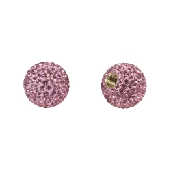 VALVE CAPS C-CANDY BLING CRYSTAL L-ROSE 