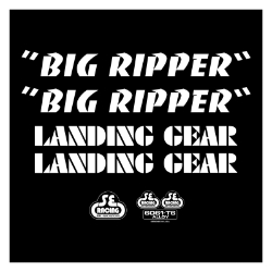 DECAL SE BIKES SET BIG RIPPER WH 
