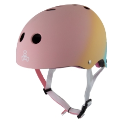 HELMET TRIPLE8 THE CERT SWEATSAVER XS-SM SHAVED ICE FADE 