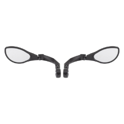 MIRROR SUNLT HIGH IMPACT HD CLAMP-ON PAIR BK 