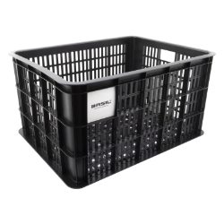 BASKET BASIL RR RACTOP CRATE L 40L BK RECYCLED MATERIAL 