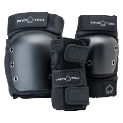 PAD SET PROTEC STREET ELBO/KNE/WRST OPEN BACK XL BK 