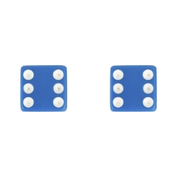 VALVE CAPS TRIKTOPZ DICE-BLU 1pr/PK 