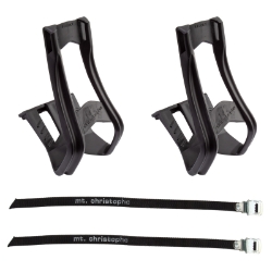 TOE CLIPS ZEFAL MTB w/STRAPS L/XL 