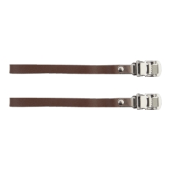 TOE STRAPS SUNLT RD LEATHER BRN 