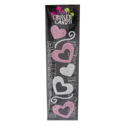 DECAL C-CANDY RHINESTONE HEARTS 