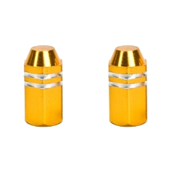 VALVE CAPS TRIKTOPZ FINNED GD 1pr/PK 