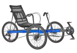 Sun Seeker Eco-Tad SX Tadpole Recumbent Trike Blue Industrialbicycles.com