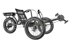 Sun Seeker E-Fat Tad Electric Assist tadpole Recumbent Trike Industrialbicycles.com