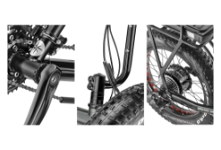 Sun Seeker E-Fat Tad Electric Assist tadpole Recumbent Trike Parts