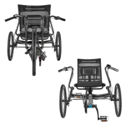 Sun Seeker E-Eco Tad Electric Assist Tadpole Recumbent Trike x2