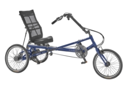 Sun Seeker X3 AX Recumbent Trike Angle