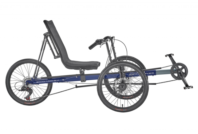 Sun Seeker Eco-Tad SX Tadpole Recumbent Trike Blue/Navy
