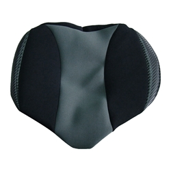 REC REP SEAT COVER ONLY TRI-STITCH BK/GY 