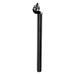 SEATPOST BK-OPS FLUTED 25.4x350 w/CLMP BK-ANO 