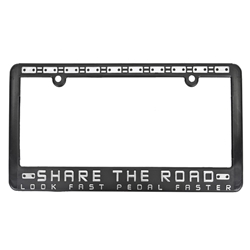 LICENSE PLATE FRAME SHARE-THE ROAD 
